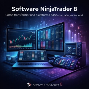 Software NinjaTrader 8: Cómo transformar una plataforma base en un radar institucional
